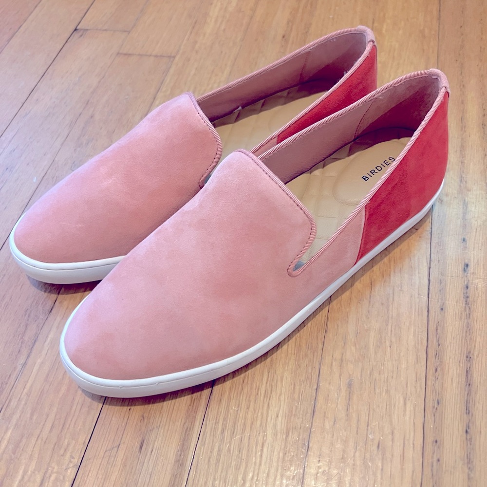 Birdies Slip-On Sneakers (Pink, Size 8)